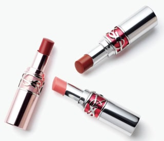 左から：YSL ラブシャイン キャンディ グロウ バーム #11B ¥5,390、同キャンディグレーズ #18、#19 各¥6,050（全てイブ・サンローラン・ボーテ・6月26日発売）