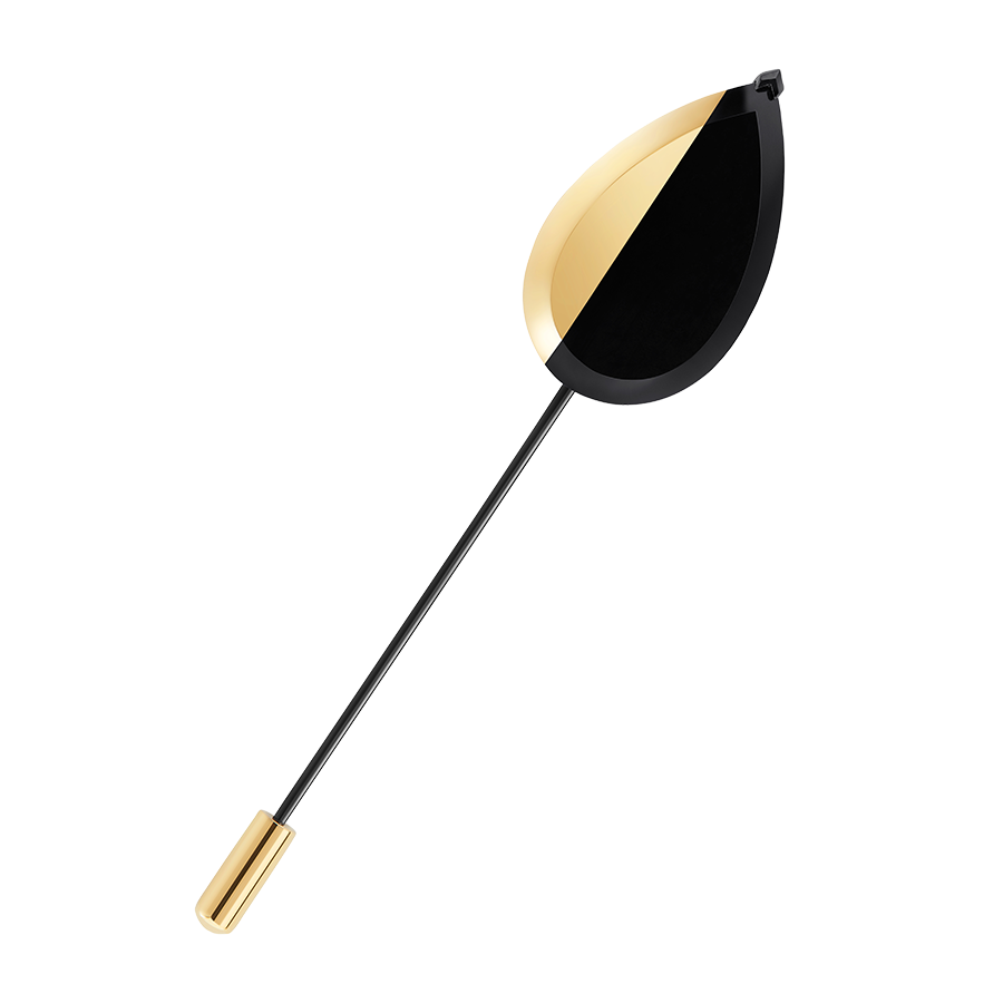 ブローチ〈セルパンボエム〉［K18YG×オニキス］¥3,128,400※予定価格（ブシュロン／ブシュロン クライアントサービス）ルパンボエム ブローチ 価格：3,128,400円(税込み・予定価格) 素材：イエローゴールド、オニキス