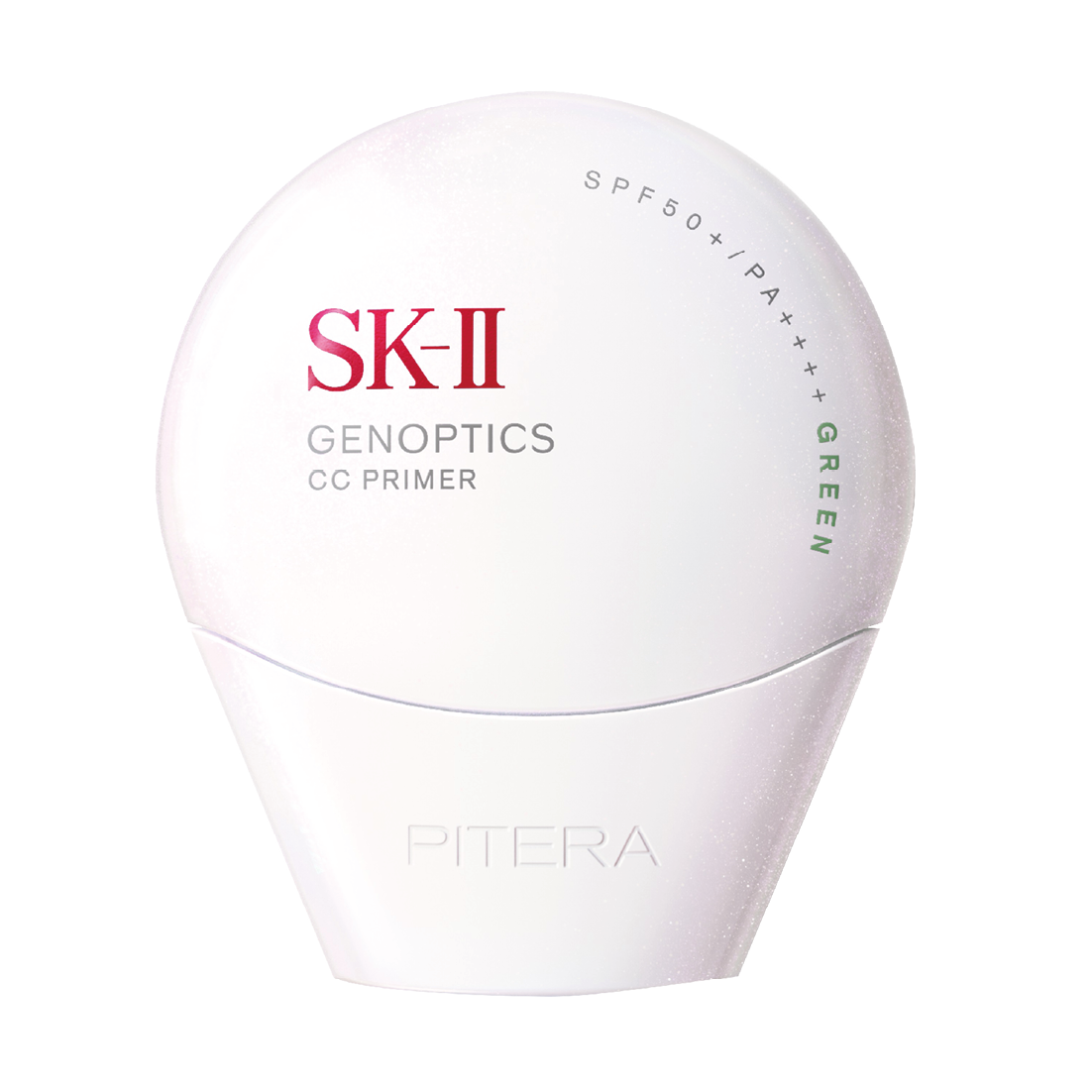 ひと塗りで赤みをカバーできる、ミントカラーのUVカットベース。SPF50＋・PA＋＋＋＋ 30g ¥9,900（SK-II）