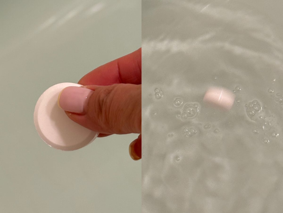 アスリートにも人気のホットタブ リカバリー。38～40℃の少しぬるめのお湯に3錠入れて！