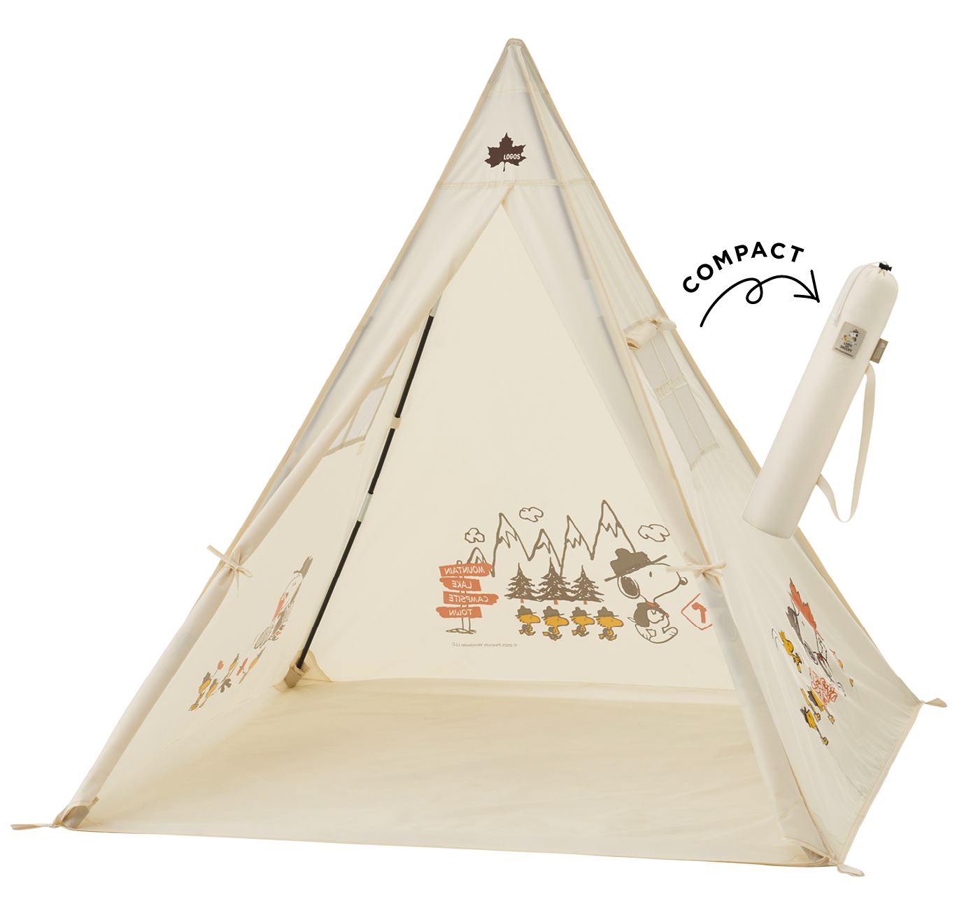 公園やビーチ、プールサイドなどで、手軽にプライベートスペースを確保できるミニテント。KIDS テント ¥11,800（ロゴス／ロゴスコーポレーション・コンシューマー係）