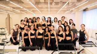 初日に行われたイベント限定ピラティスセッションに参加された皆さん(the SILK渋谷店)