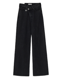 デニムパンツ『CROSS WAIST WIDE STRAIGHT』