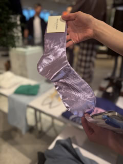 ソックス¥9,900(マリア ラ ローザ/ロンハーマン)