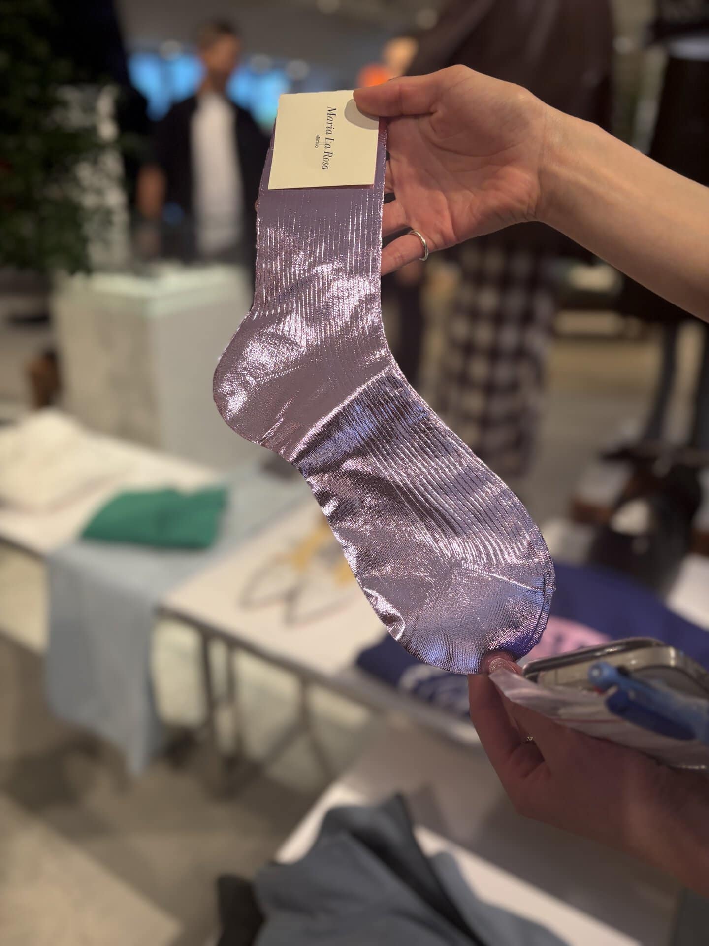 ソックス￥9,900（マリア ラ ローザ／ロンハーマン）