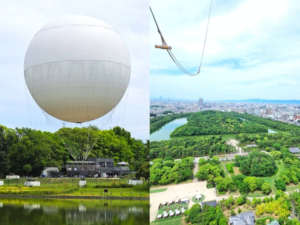 あの世界最大級の世界遺産を上空100mから!? 大阪の新名所、新感覚アトラクションを堺市で体験