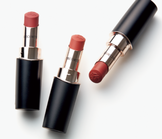 左から:ルージュデコルテ クリームサテン 01S sophisticated rose、03S my philosophy、04S rosewood suede 各¥5,500(全てコスメデコルテ・7月16日発売)