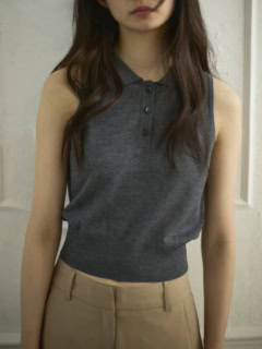 Polo Knit Top¥14,080