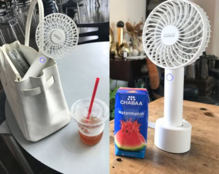 フランフランじゃないけれど、フランフランタイプですね。スリムなデザイン、薄いファンがお気に入りでした。