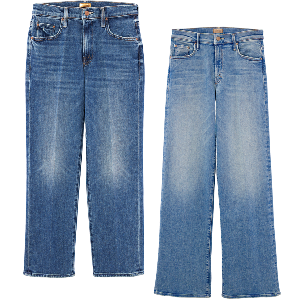 デニムパンツ 各¥42,900（共にマザー／ストラスブルゴ カスタマーセンター）