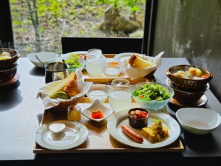 3日めの朝は、洋食をチョイス。