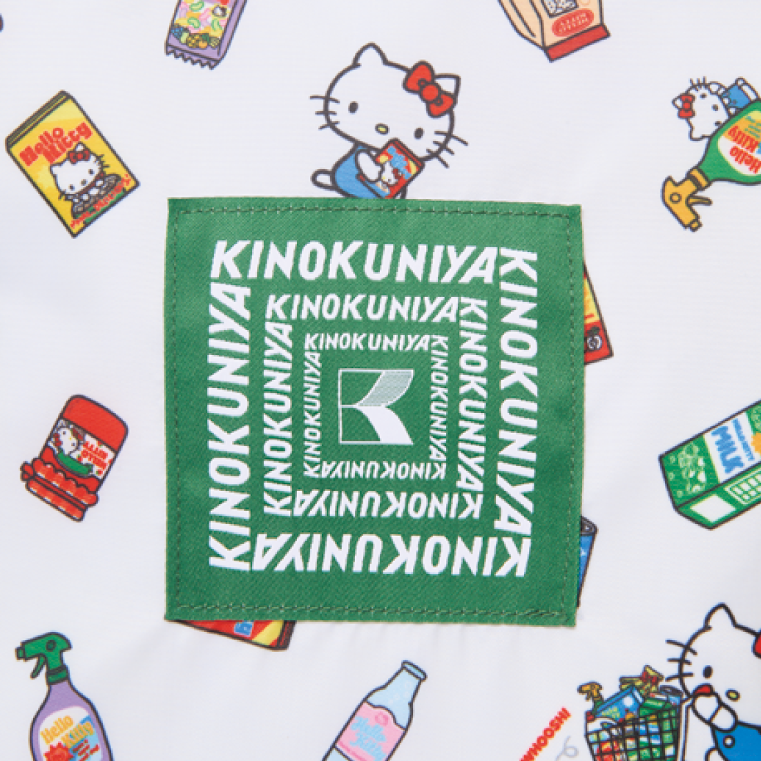 刺繍の紀ノ国屋ロゴで高級感あるビジュアル。