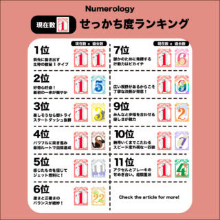 自分のことがもっとわかる!思い立ったら即行動派『数秘1』を11タイプに大解剖【夕弥の数秘術】