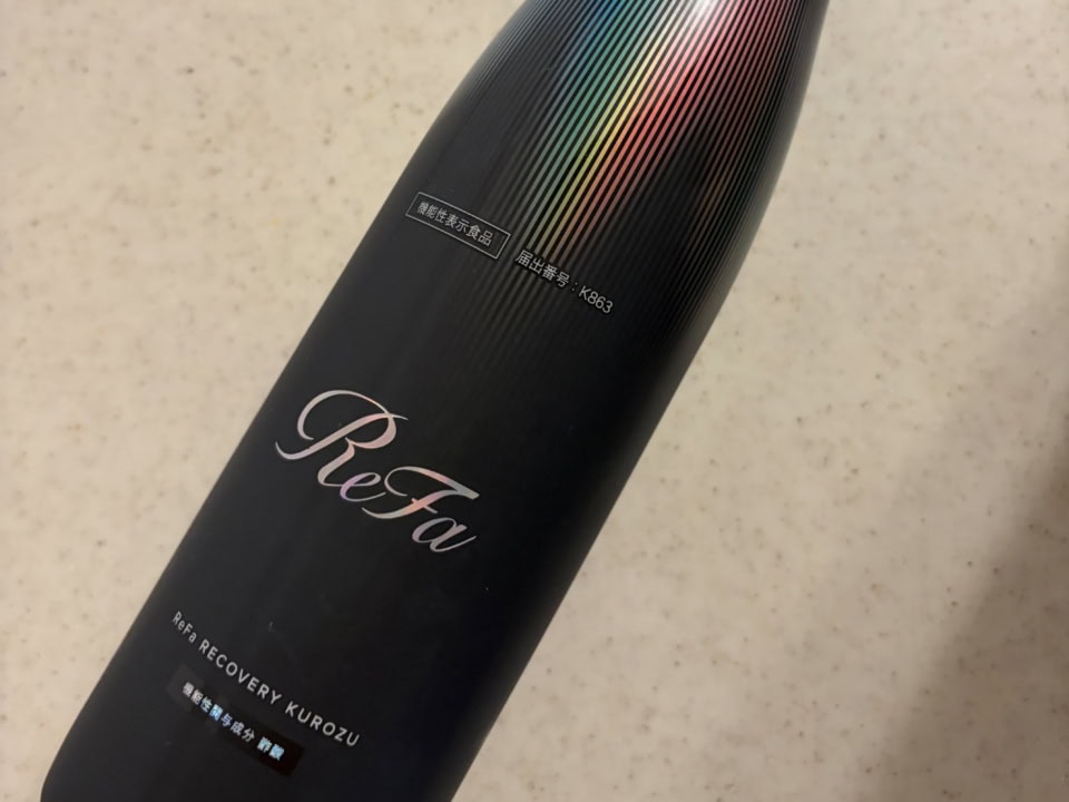 ReFa RECOVERY KUROZU 機能性表示食品 480mL ¥5,400