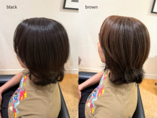 試しにブラウンを着けてみたらこれはこれであり。ハイライト的にも使えそう!秋にはもっと明るいカラーも出るんだとか。それはそれで気になる…