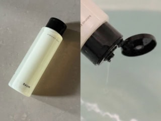 歳を重ねるとヒノキの香りの良さに目覚めませんか?本当に疲れた日にこの香りでゆっくり湯舟に浸かれる幸せ。肌がしっとりするのも嬉しい。スリーピング バスエッセンス n 190mL¥5,720(BAUM)