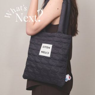 〈CITEN × Hello Kitty 〉ストラップ付き！マチたっぷりのふんわりポーチ