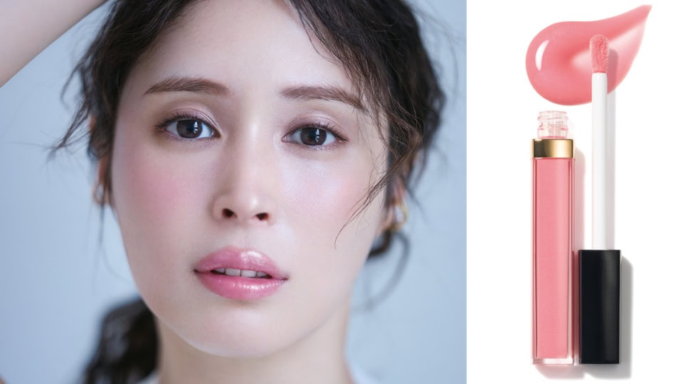 【広瀬アリス×河北裕介】ケア効果のある「ピンクグロス」だけで仕上げる「ふっくら透明ツヤ唇」