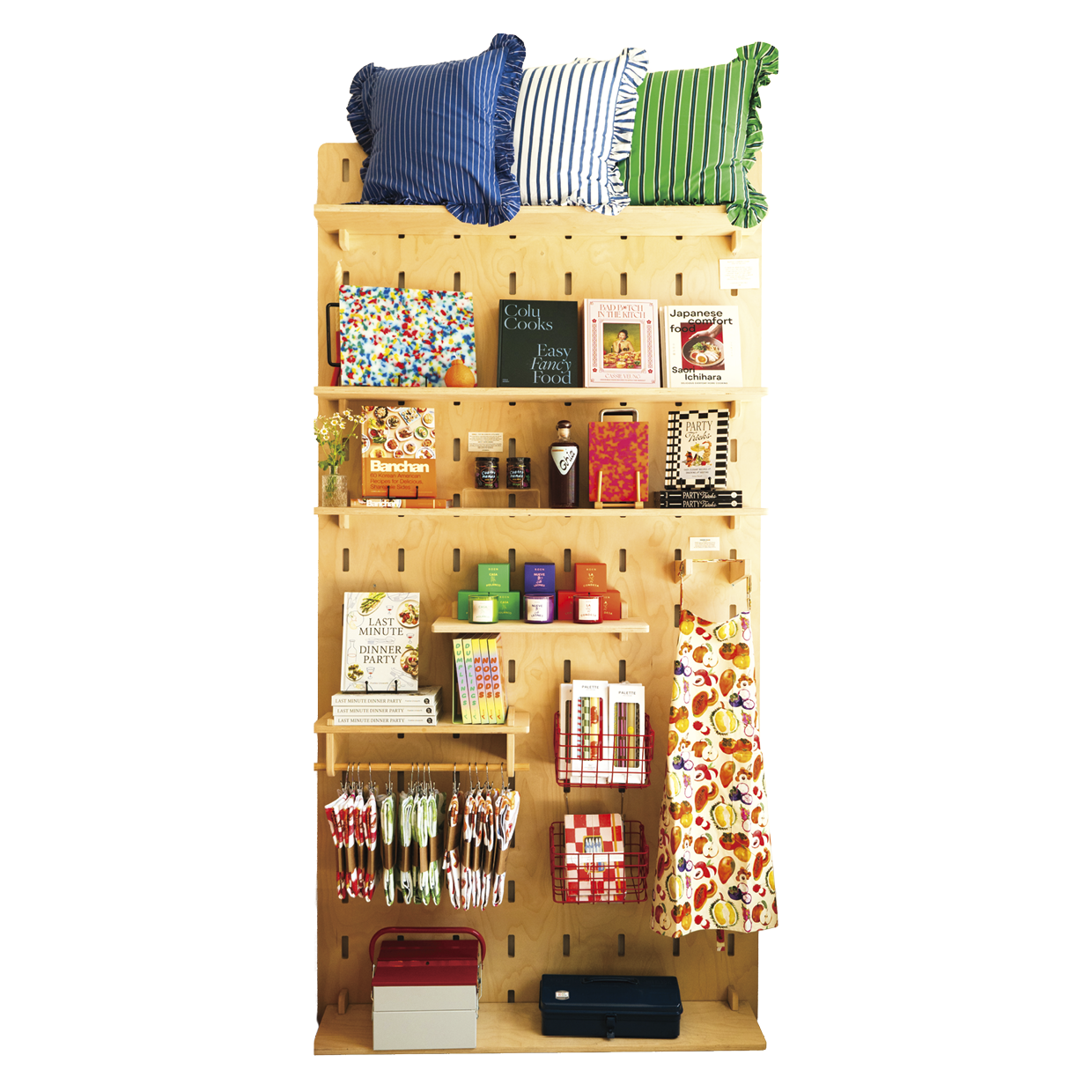 日本の文房具ブランド「penco」のアイテムや、アメリカで“bento box”として人気のお弁当箱などのセレクトも。シンプルで美しく機能的なプロダクトが取り揃えられている。