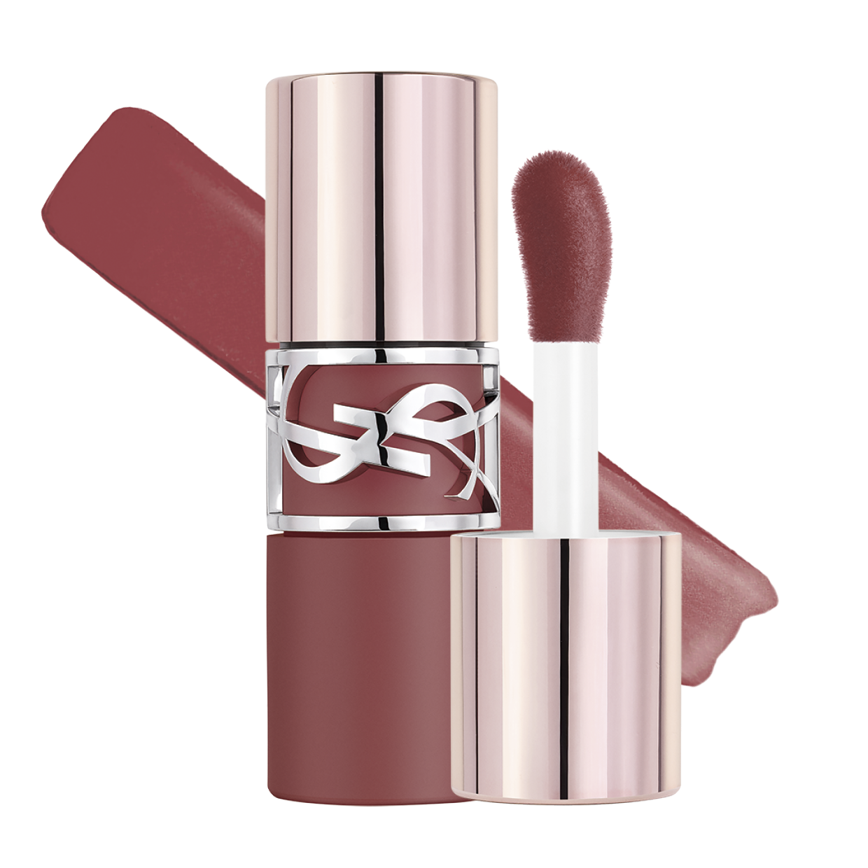 92%が美容液成分でケア効果も上々。YSL ラブヌードリップ ステイン 530 ¥5,940（イヴ・サンローラン・ボーテ）