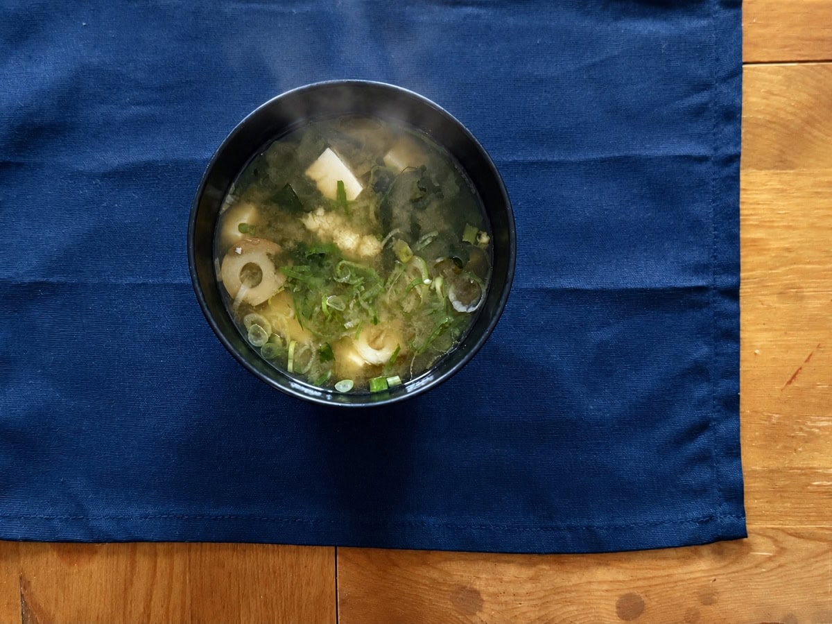 暖かい味噌汁の安心感。個人的には足の冷えが減ったような気がします。あとは身体に良いことをしている自己肯定感も！笑