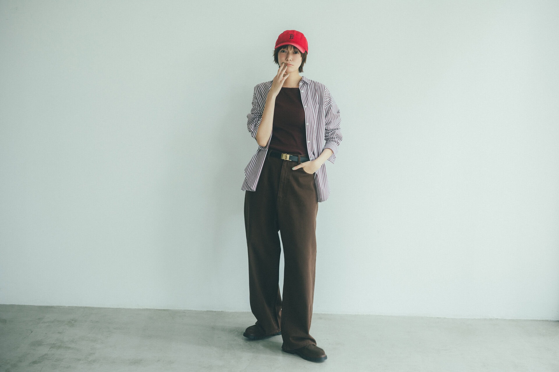 パンツ￥15,400（S.Shiori × Spick & Span）