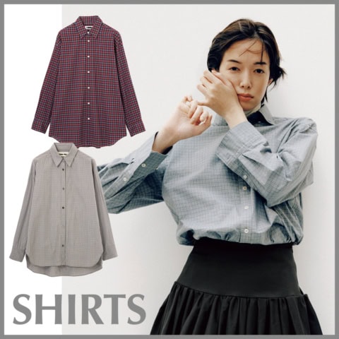 今季は【細かいチェック柄シャツ】をキレイ目に着るのが気分。高木千智さんが選ぶ秋のマストバイ