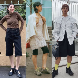 晩夏は「ショート丈ボトム」に「ひとくせスニーカー」合わせがおしゃれです【40代スナップ7選】