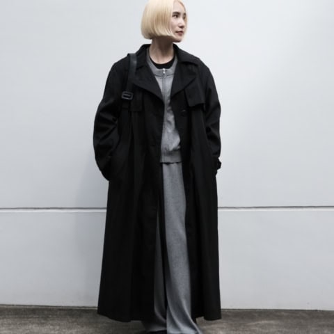 【40代スナップ】雨の日も心地よい「フード付きアウター」で気候に合わせたおしゃれを|KAZUKIさん