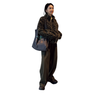 プレス・平井美保さん　オトナミューズ12月号付録　グローグーデザインの両A面お買い物バッグ