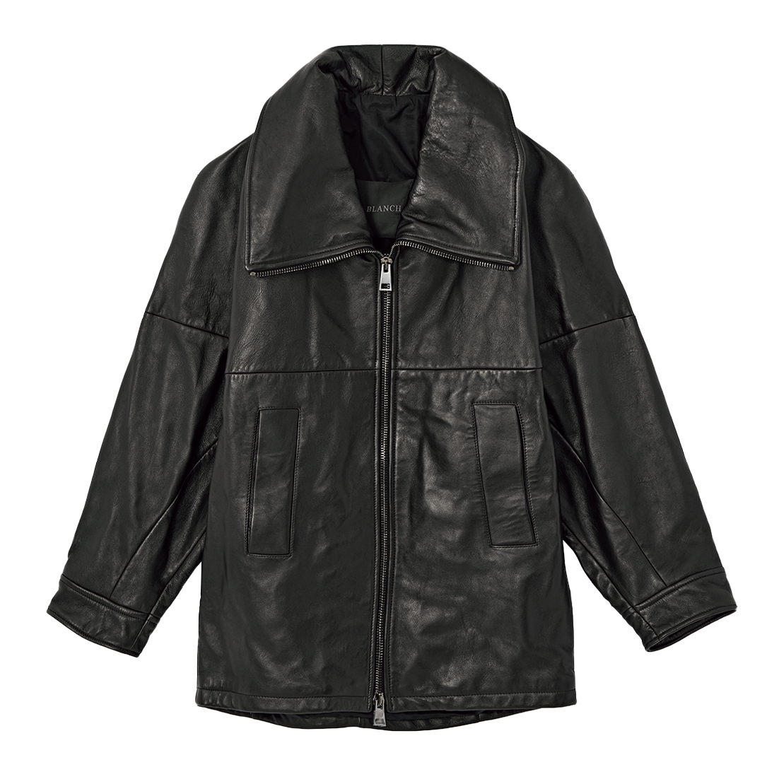 レザージャケット¥429,000（ブランカ／Deuxième Classe 青山店）
