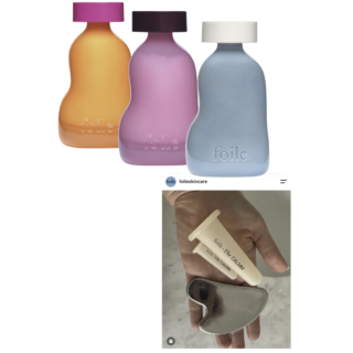 左から：Cream、Moisturiser、Serum 「www.fwrd.com」などのECサイトで購入可。