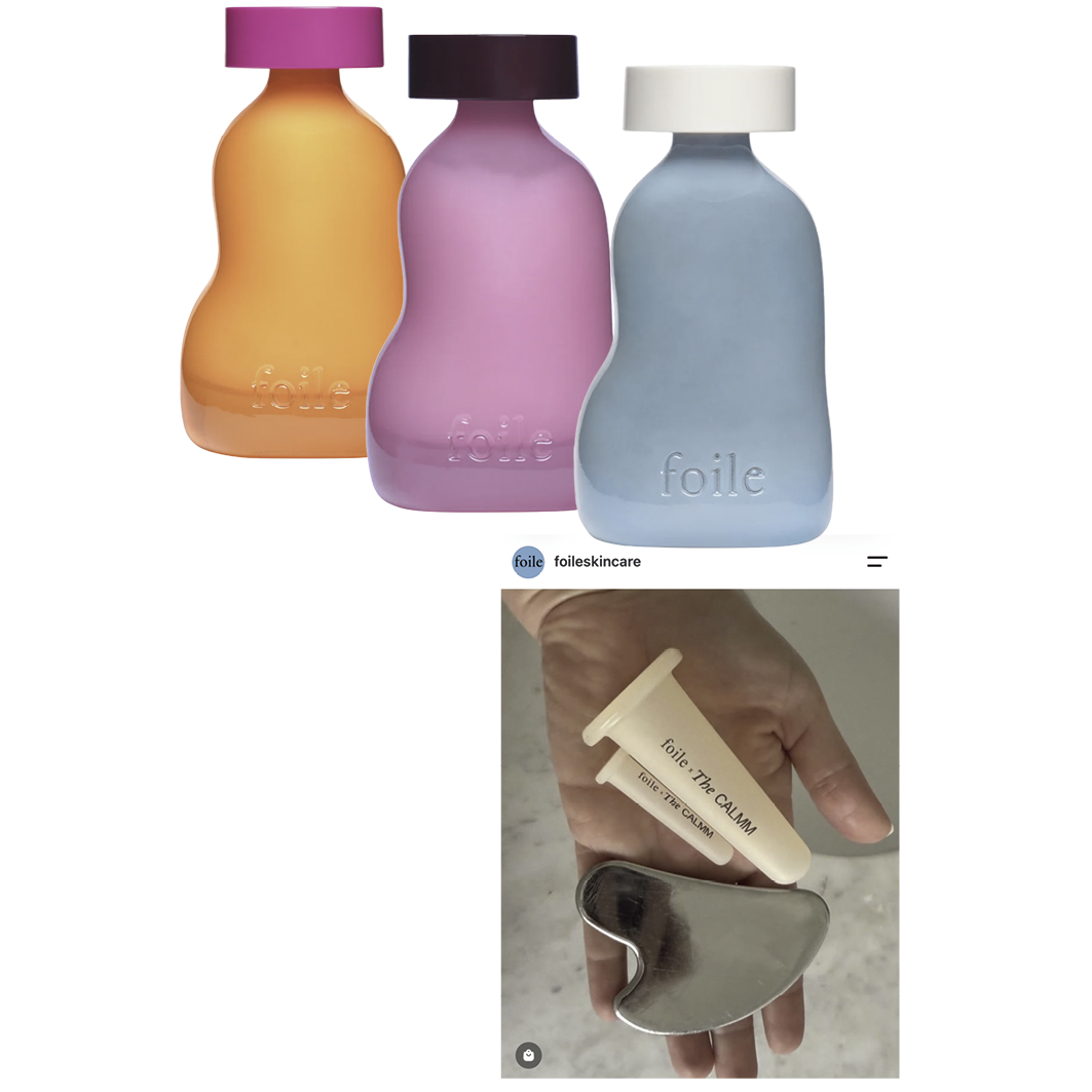 左から：Cream、Moisturiser、Serum 「www.fwrd.com」などのECサイトで購入可。