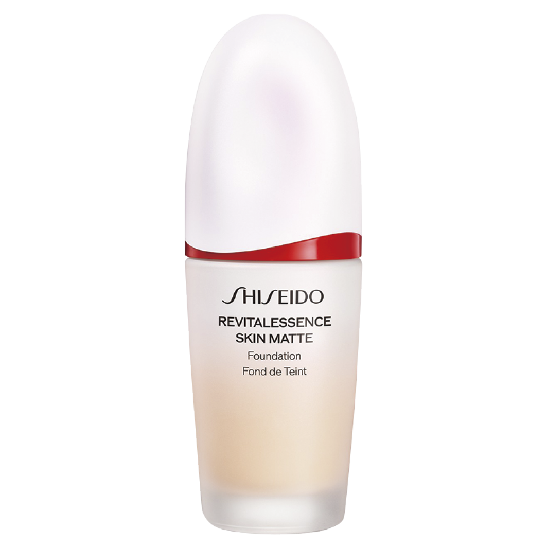 マットジェル入り。エッセンス スキンスムース ファンデーション SPF30・PA+++ 全12色 30mL ¥7,590（SHISEIDO）