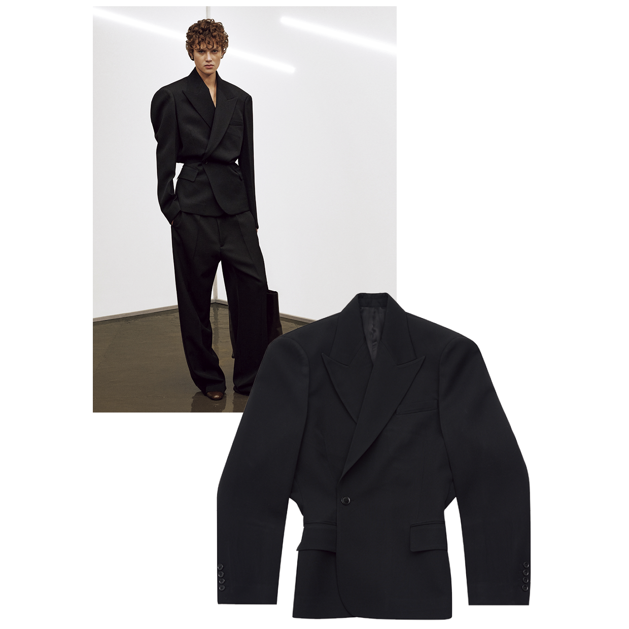 ジャケット¥642,000（フィービー ファイロ）
