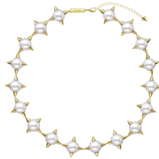 ネックレス〈デインジャーオーブ ネックレス〉［K18YG×南洋真珠 白蝶］¥10,780,000（TASAKI）
