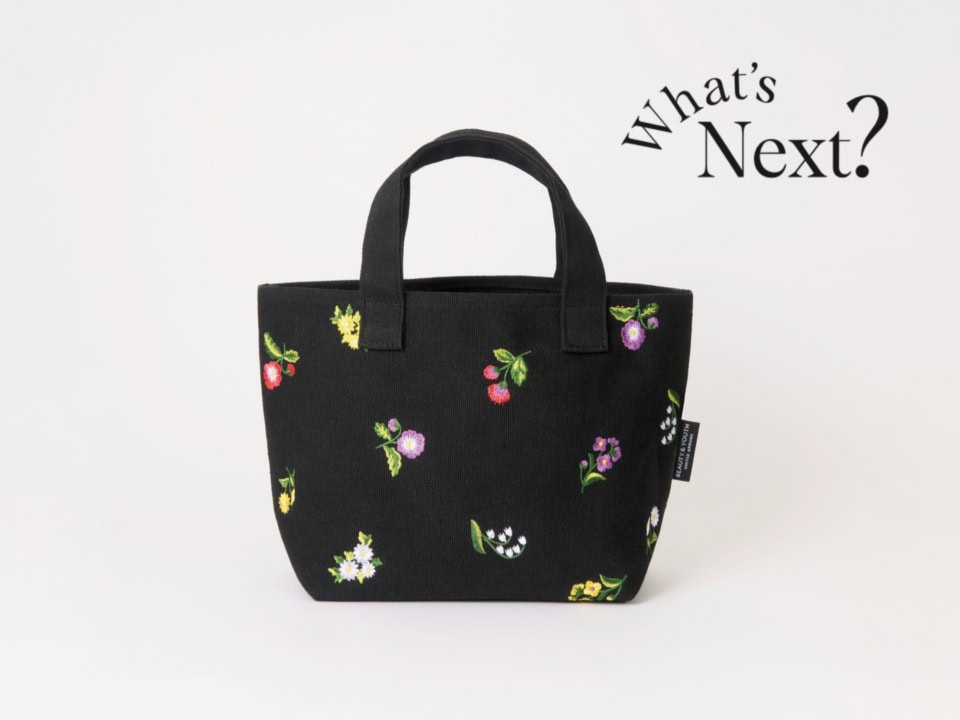 花柄刺繍トートバッグ 次号付録解禁】この花柄、すべて刺繍です。オトナミューズ12月号増刊の