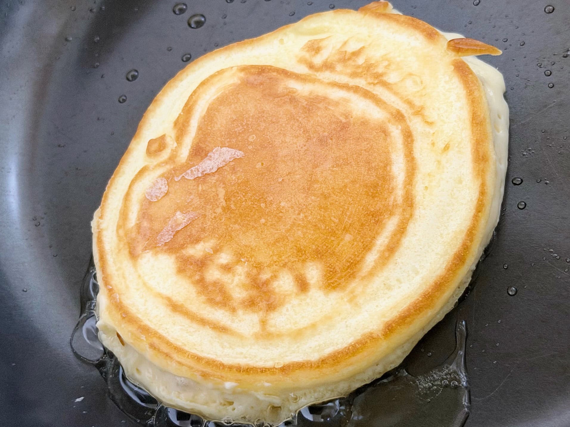 無印良品「米粉のパンケーキ」調理④