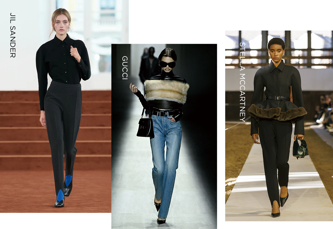 JIL SANDER, GUCCI, STELLA MCCARTNEY