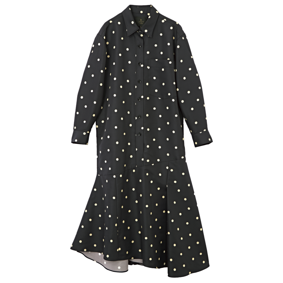 シャツドレス¥58,300（ランバンオンブルー）